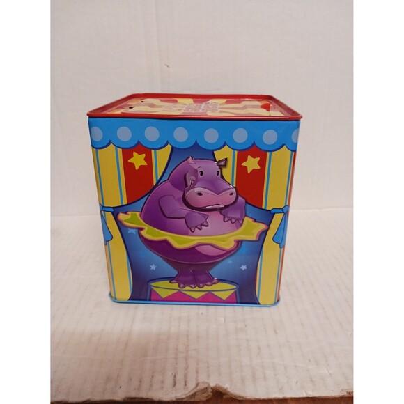 2010-Schylling's-Silly Circus Clown Musical Jack In The Box Pop Up Works! - Picture 2 of 7